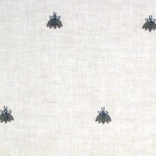 Bee Navy, Hand-embroidered