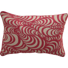 Embroidered Swirl Cushion_Pink