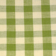 Apple Green Gingham Fabric