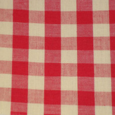 French Raspberry Gingham Fabric