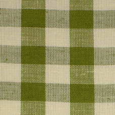 Leaf Green Gingham Fabric