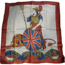 God Save The Queen Silk Scarf