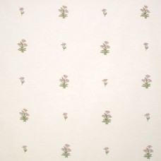 Provencal Flowers Pink/Green Hand-embroidered
