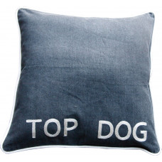 TOP DOG Hand Embroidered Dog Bed
