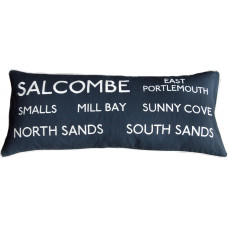Embroidered Salcombe Destination Cushion