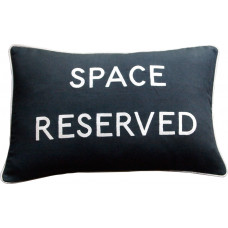 Space Reserved Embroidered Cushion