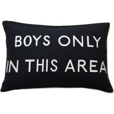 Boys Only In This Area - Black