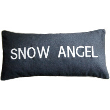 Snow Angel Embroidered Cushion