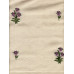 Provencal Flower Mauve/Green Hand-embroidered Fabric 